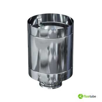 Chapeau en tonneau anti-vent pour tuyau slim isolé en acier 316L