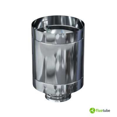 Chapeau en tonneau anti-vent pour tuyau slim isolé en acier 316L