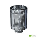 Chapeau en tonneau anti-vent pour tuyau slim isolé en acier 316L