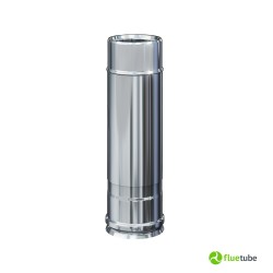 Tuyau télescopique de 30 à 43 cm isolé slim en acier inoxydable