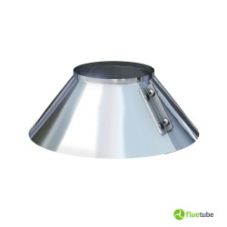 Bavette pour solin de conduit de fumée simple paroi