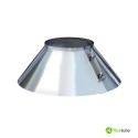 Bavette pour solin de conduit de fumée simple paroi