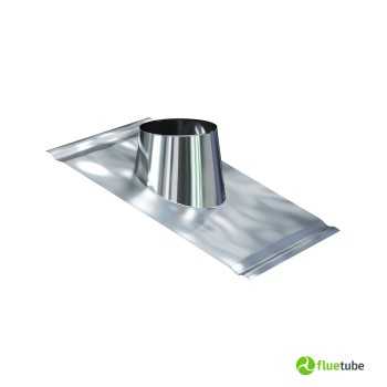 Solin incliné de base en aluminium malléable, conduit de fumée Zero-Fire