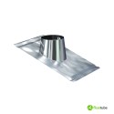 Solin incliné de base en aluminium malléable, conduit de fumée Zero-Fire