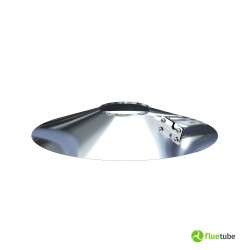 Bavette inox pour conduit de fumée | Conduit de fumée Zero-Fire