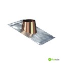 Solin incliné de base en aluminium malléable avec cône en cuivre