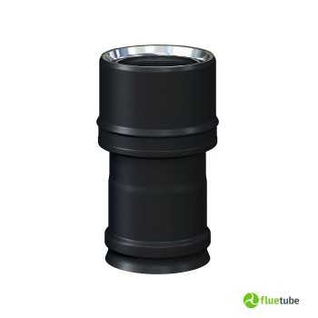 Raccord F/F pour tuyau isolé slim en acier inoxydable noir 316L