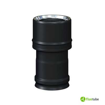 Raccord F/F pour tuyau isolé slim en acier inoxydable noir 316L