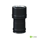 Raccord F/F pour tuyau isolé slim en acier inoxydable noir 316L
