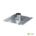 Solin plat en acier inoxydable simple paroi