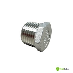 Bouchon mâle 1/2 pour bouchon et plaque d'évacuation latérale
