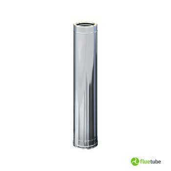 Tuyau isolé de 1 mètre en acier inoxydable 316L double paroi