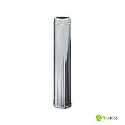 Tuyau isolé de 1 mètre en acier inoxydable 316L double paroi