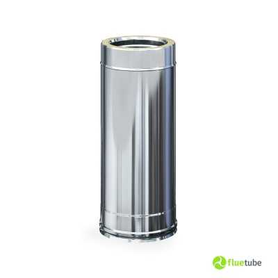 Tuyau de conduit de fumée 50 cm en acier inoxydable 316L isolé