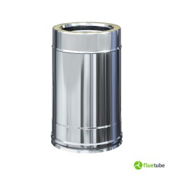 Tuyau de conduit de fumée 33 cm en acier inoxydable 316L isolé