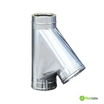 Raccord culotte 135° M/M/F isolé en acier inoxydable 316L