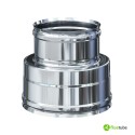 Jonction double-simple m/f pour tuyau isolé en acier inoxydable