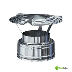 Mitron chinois anti-pluie en acier double paroi isolé