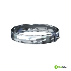Collier de blocage pour conduit de fumée double paroi isolé