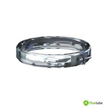 Collier de blocage pour conduit de fumée double paroi isolé