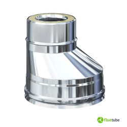 Réducteur M/F en acier double paroi isolé