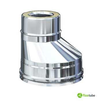 Réducteur M/F en acier double paroi isolé