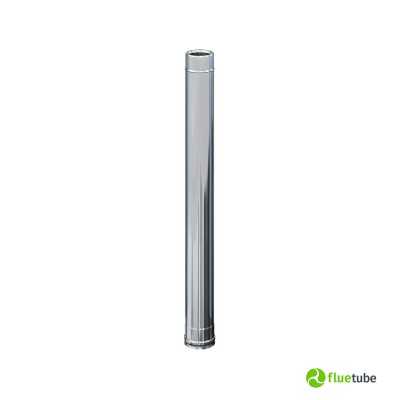 Conduit de fumée de 1 mètre isolé slim en acier inoxydable 316L