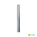 Conduit de fumée de 1 mètre isolé slim en acier inoxydable 316L