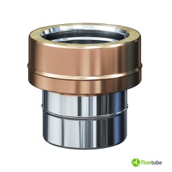 Jonction simple-double M/F double paroi isolée en cuivre