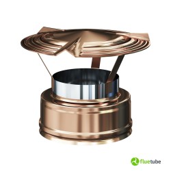 Chapeau chinois double paroi isolé en cuivre