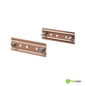 Paire d'extensions en cuivre pour pince murale