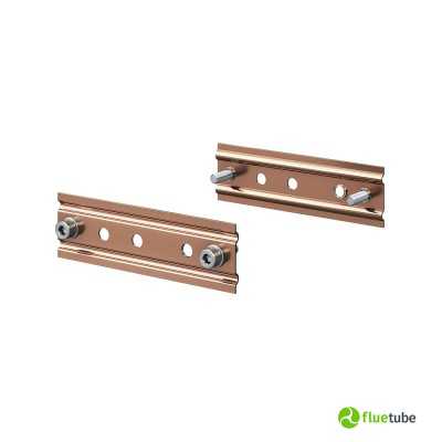 Paire d'extensions en cuivre pour pince murale