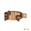 Collier pour câbles de tirants en cuivre pour conduits de fumée double paroi