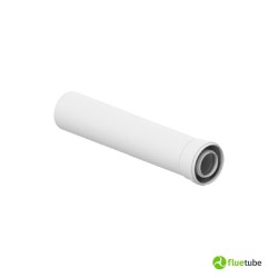 Tuyau de conduit de fumée coaxial 50 cm pour chaudière à condensation