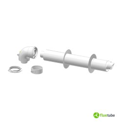 Kit universel en PP Ø 60-100 pour tuyaux coaxiaux de chaudière à condensation