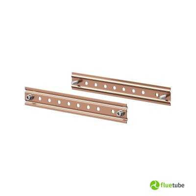 Paire d'extensions en cuivre pour pince murale