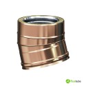 Coude 15° pour conduit de fumée