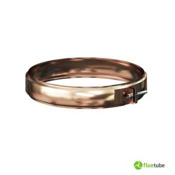 Collier de blocage haut pour conduit de fumée