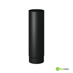 Tube en acier au carbone noir de 50 cm pour cheminées à bois Ø de 120 à 200