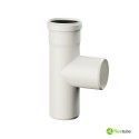 Raccord T 90° F/M/M en polypropylène blanc