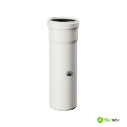 Module sonde en plastique blanc pour conduits de fumée à condensation