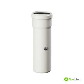 Module sonde en plastique blanc pour conduits de fumée à condensation