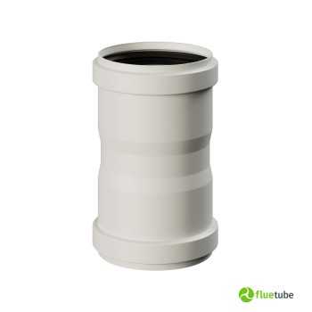 Manchon F/F en polypropylène blanc pour chaudière à condensation