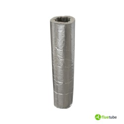 Coquille isolante en laine de verre pour conduit de fumée et tuyaux pour bois