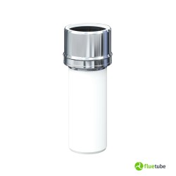 Jonction simple-double M/F extérieur en acier intérieur en plastique