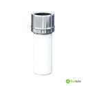 Jonction simple-double M/F extérieur en acier intérieur en plastique