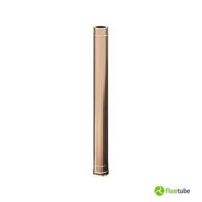 Tuyau 1 mètre double paroi en cuivre-plastique