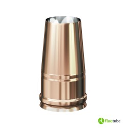 Chapeau tronconique en double paroi cuivre et plastique