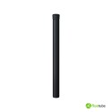 Tube en aluminium noir de 1 mètre pour air chaud canalisé