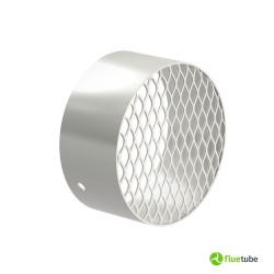 Grille de soufflage blanche en acier pour canaliser l'air chaud